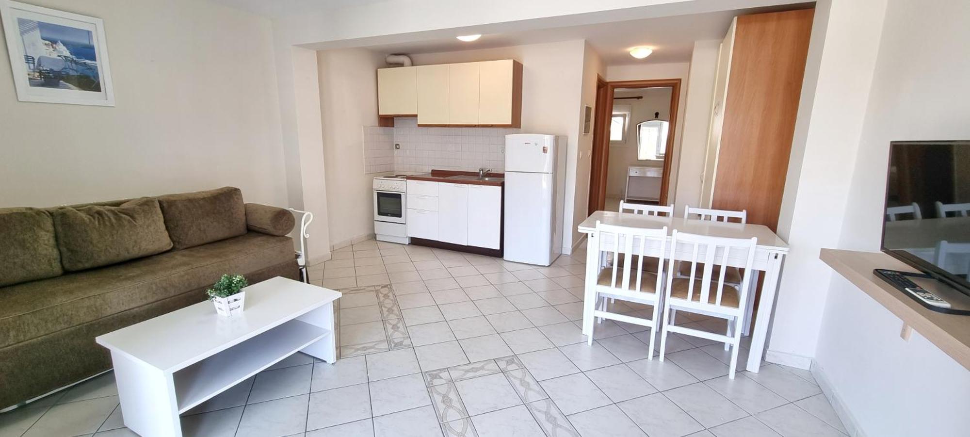 Bungalow White Apartments Polychrono Ruang foto